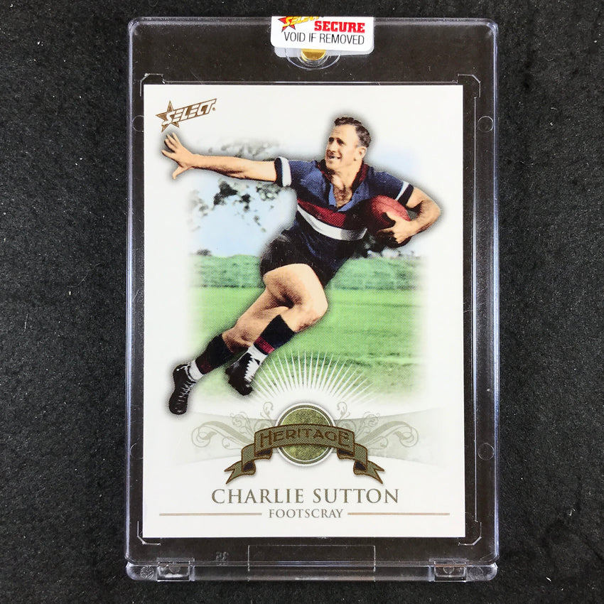 2009 Select AFL Heritage CHARLIE SUTTON Heritage 094/500 #H5