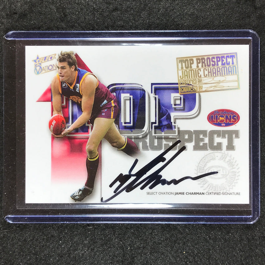 2004 Select AFL Ovation JAMIE CHAPMAN Top Prospect Signature #141 #TP2