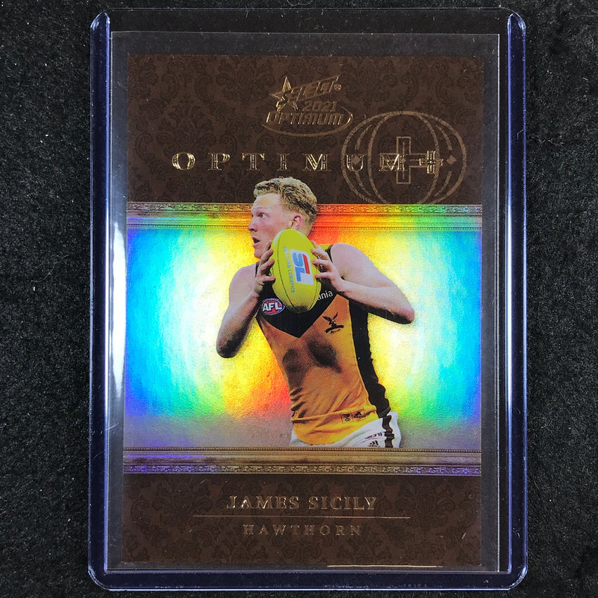 2021 Select AFL Optimum JAMES SICILY Optimum+ Plus Parallel 058/115 #OPP89