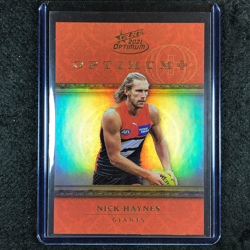 2021 Select AFL Optimum NICK HAYNES Optimum+ Plus Parallel 114/115 #OPP68