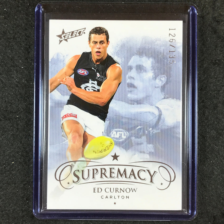 2021 Select AFL Supremacy ED CURNOW Base 126/135 #14