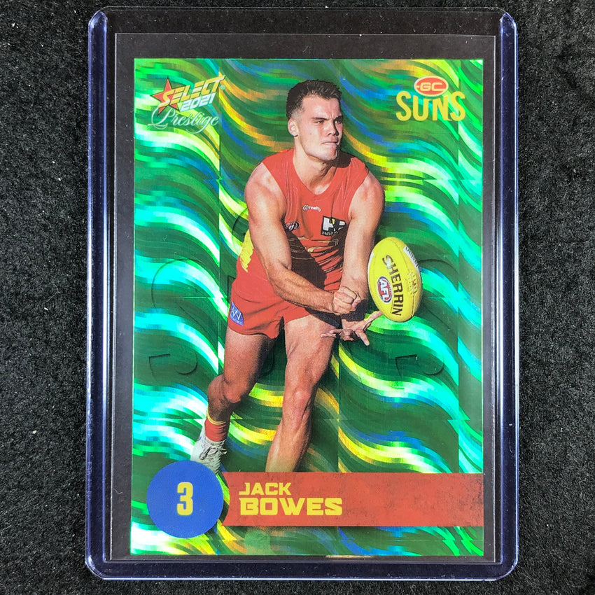 2021 Select AFL Prestige JACK BOWES Green 5/60 #74