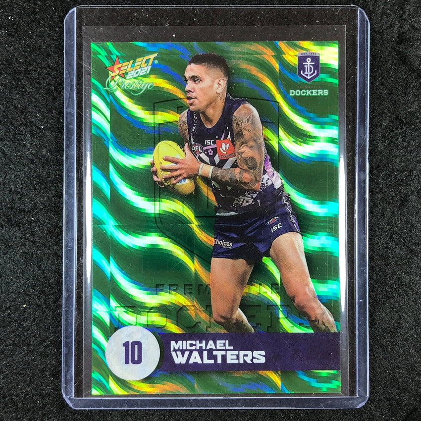 2021 Select AFL Prestige MICHAEL WALTERS Green 50/60 #54