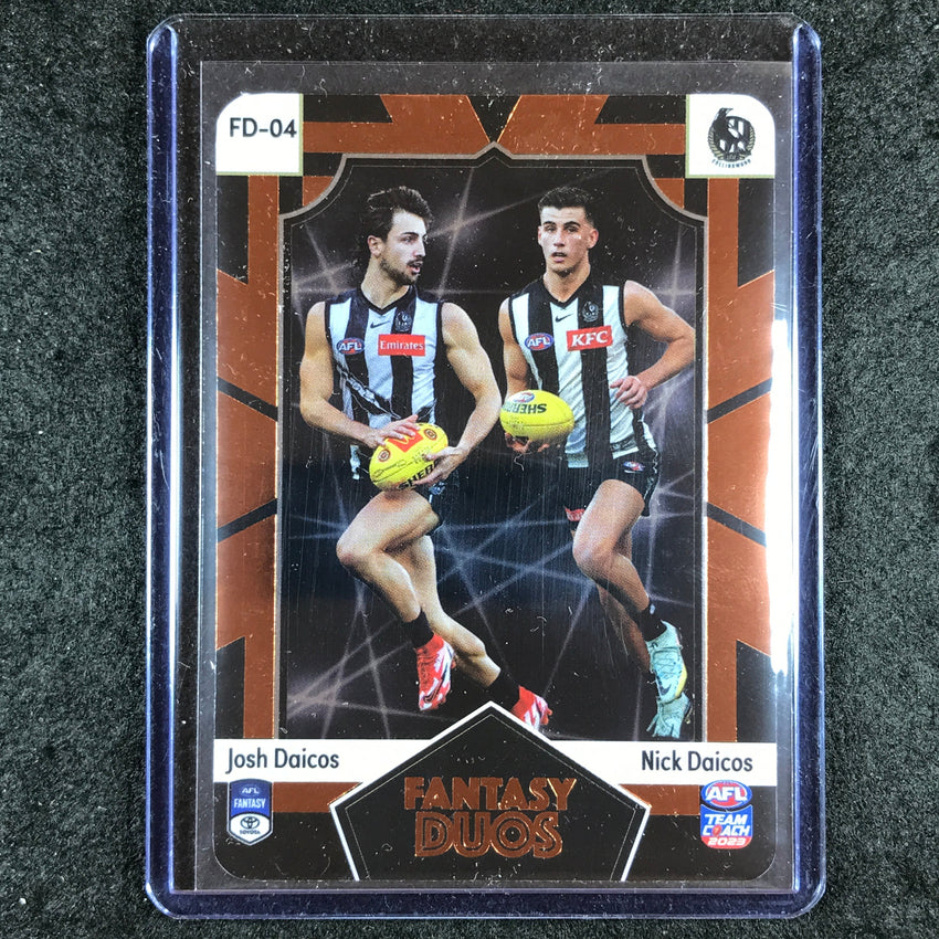 2023 Teamcoach AFL JOSH DAICOS NICK DAICOS Fantasy Duos FD-04