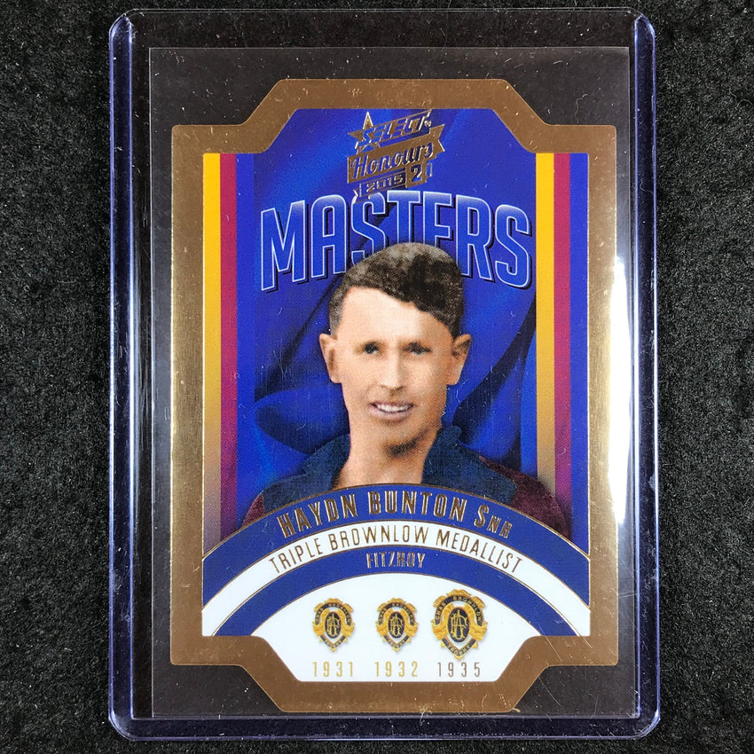 2015 Select AFL Honours 2 HAYDN BUNTON SNR The Masters Die Cut 299/300