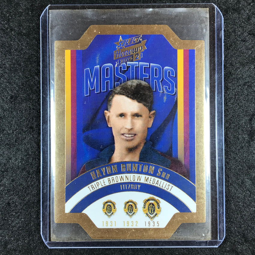 2015 Select AFL Honours 2 HAYDN BUNTON SNR The Masters Die Cut 276/300