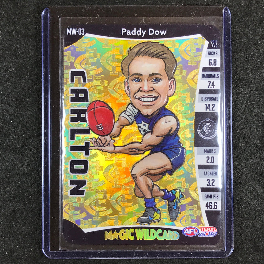 2019 Teamcoach AFL PADDY DOW Magic Wildcard MW-03