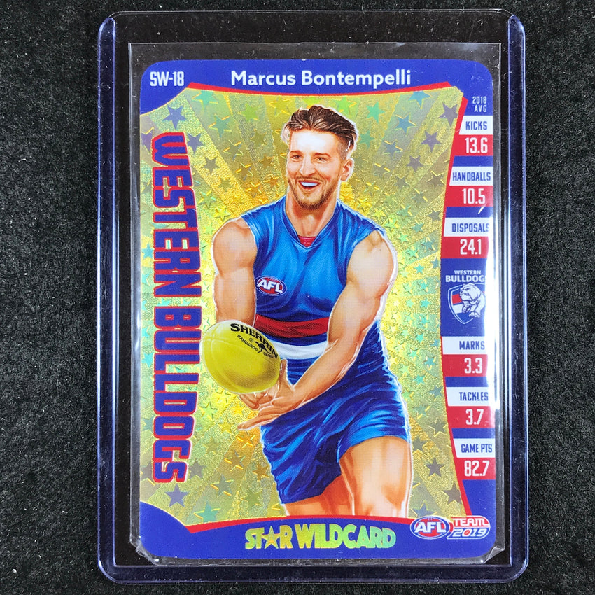 2019 Teamcoach AFL MARCUS BONTEMPELLI Star Wildcard SW-18