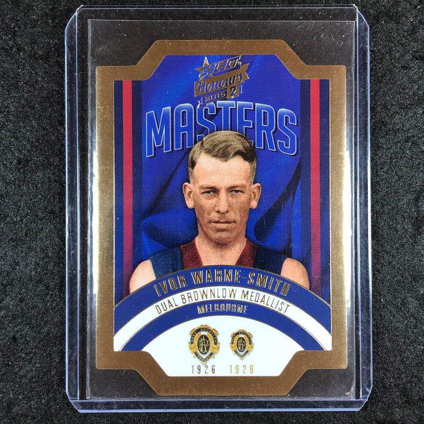 2015 Select AFL Honours 2 IVOR WARNE-SMITH The Masters Die Cut 61/300