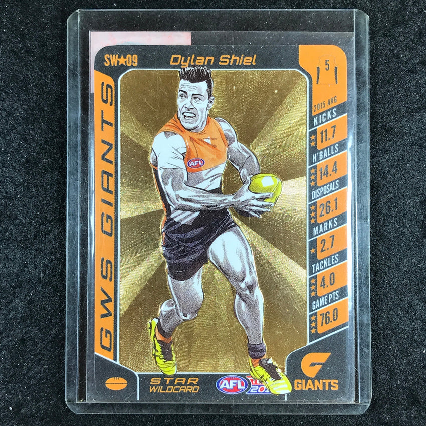 2016 Teamcoach AFL DYLAN SHIEL Star Wildcard SW-09