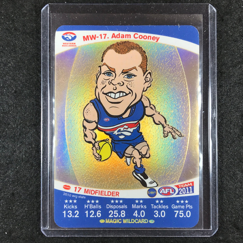 2011 Teamcoach AFL ADAM COONEY Magic Wildcard MW-17