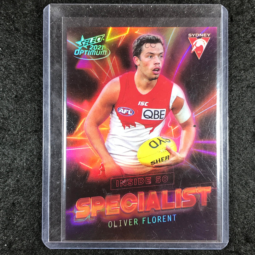 2021 Select AFL Optimum OLIVER FLORENT Specialist Inside 50 06/80