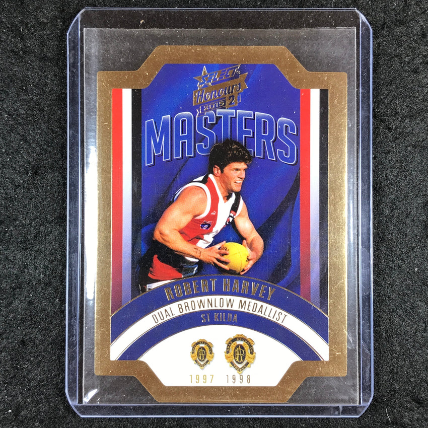 2015 Select AFL Honours 2 ROBERT HARVEY The Masters Die Cut MBM30 25/300