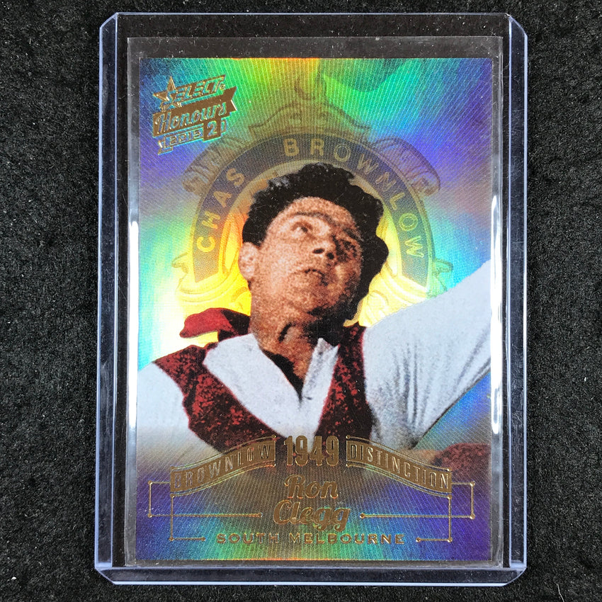 2015 Select AFL Honours 2 RON CLEGG Brownlow Distinction BD26 83/200