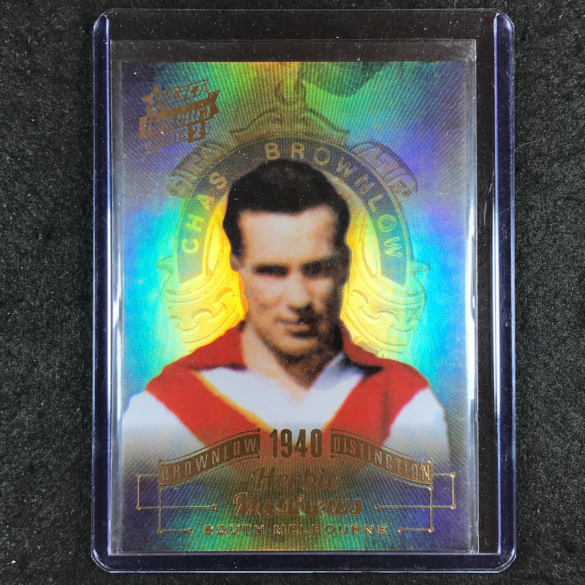 2015 Select AFL Honours 2 HERBIE MATTHEWS Brownlow Distinction BD20 11/200