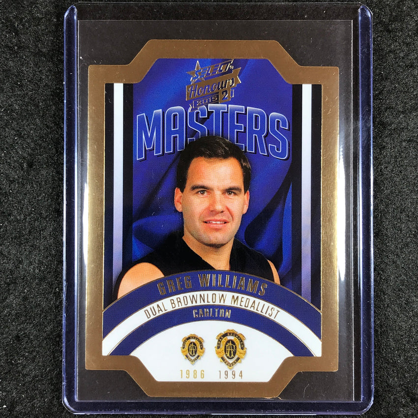 2015 Select AFL Honours 2 GREG WILLIAMS The Masters Die Cut MBM28 300/300