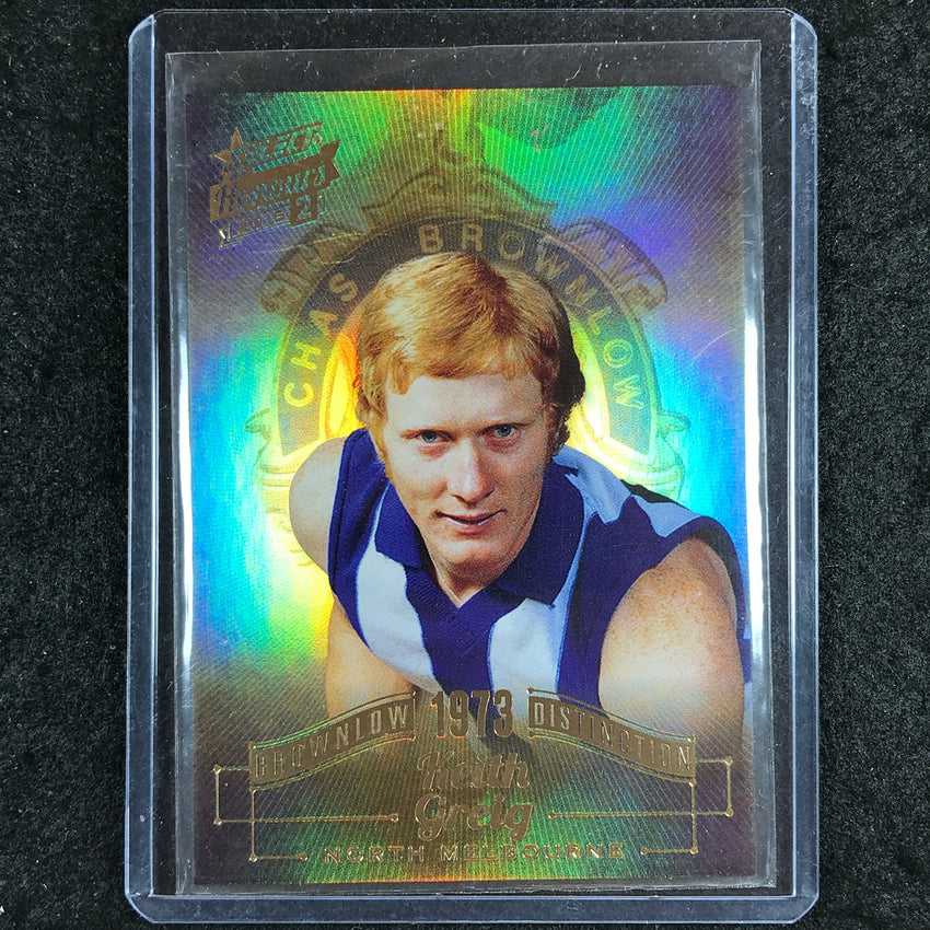 2015 Select AFL Honours 2 KEITH GREIG Brownlow Distinction BD53 126/200