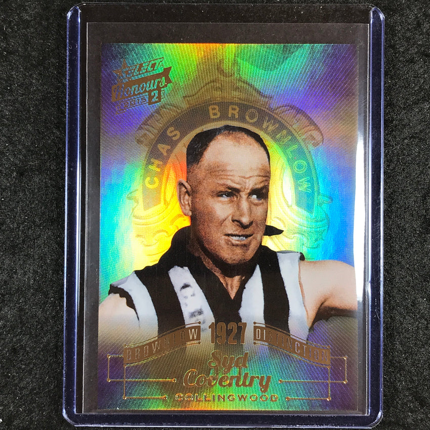 2015 Select AFL Honours 2 SYD COVENTRY Brownlow Distinction BD4 86/200