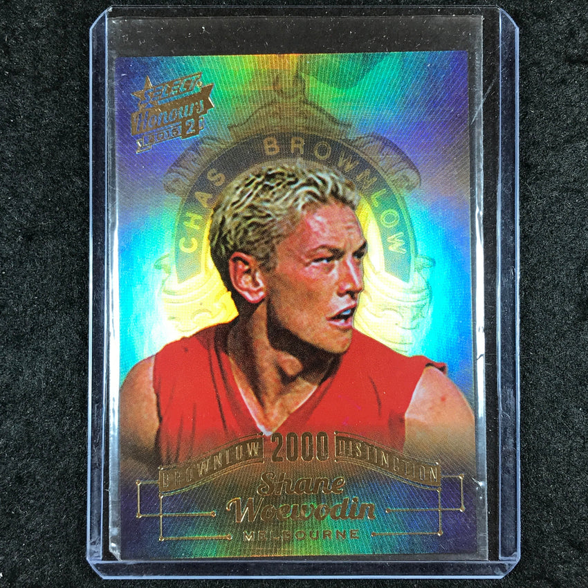 2015 Select AFL Honours 2 SHANE WOEWODIN Brownlow Distinction BD84 33/200