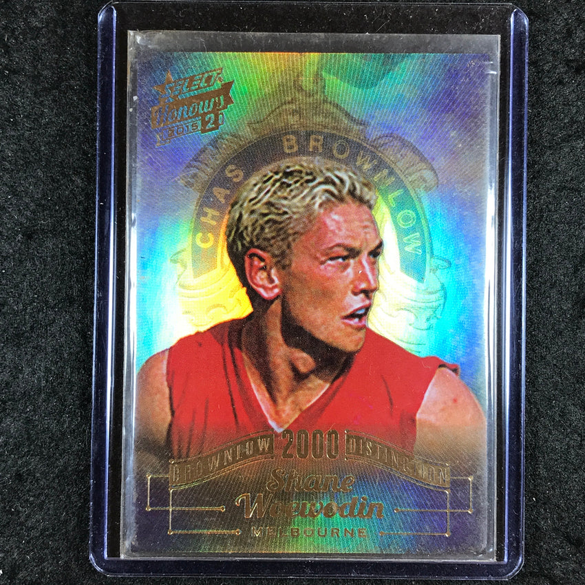2015 Select AFL Honours 2 SHANE WOEWODIN Brownlow Distinction BD84 91/200