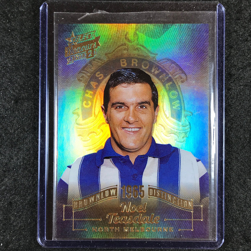 2015 Select AFL Honours 2 NOEL TEASDALE Brownlow Distinction BD45 32/200