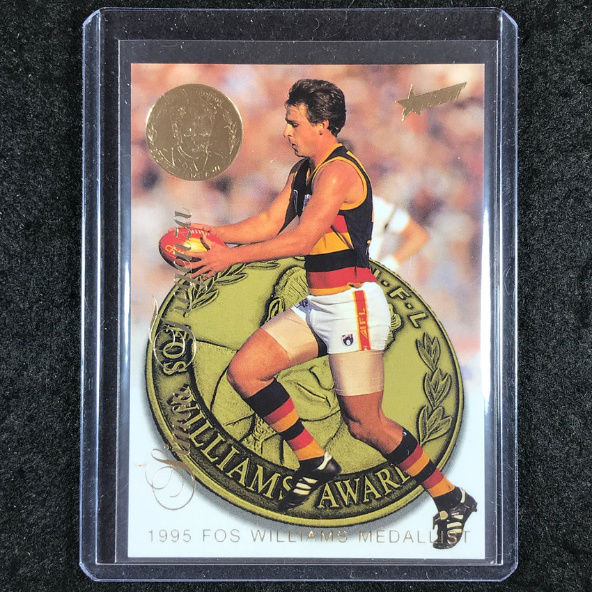 1996 Select AFL Series 1 SIMON TREGENZA Medal Card - Fos Williams Medallist MC5