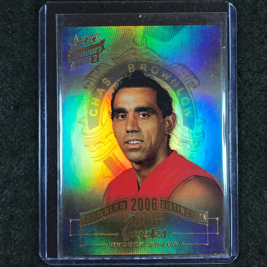 2015 Select AFL Honours 2 ADAM GOODES Brownlow Distinction BD92 105/200