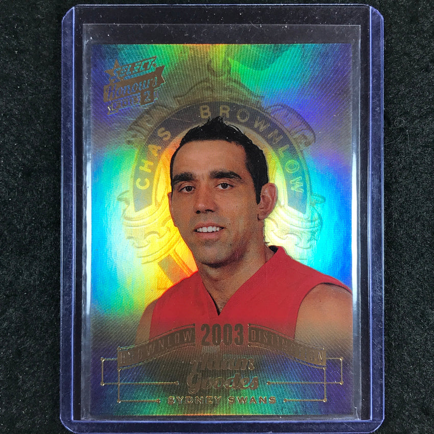 2015 Select AFL Honours 2 ADAM GOODES Brownlow Distinction BD88 26/200