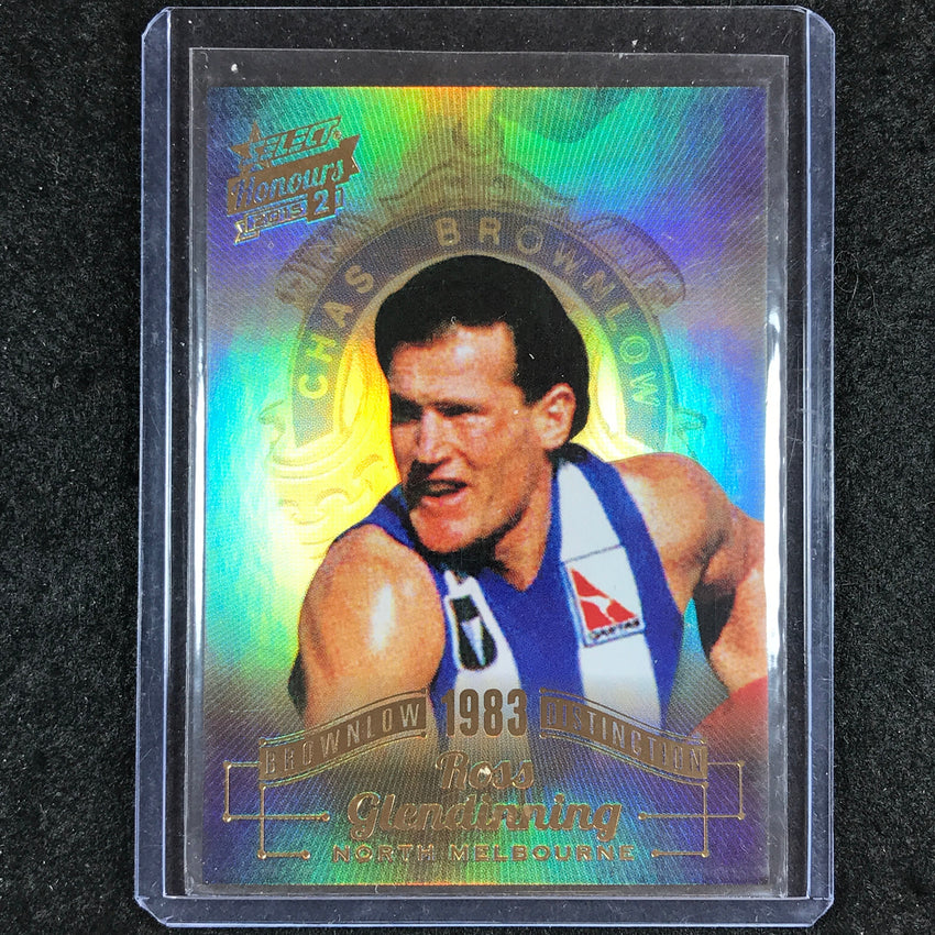 2015 Select AFL Honours 2 ROSS GLENDINNING Brownlow Distinction BD64 24/200