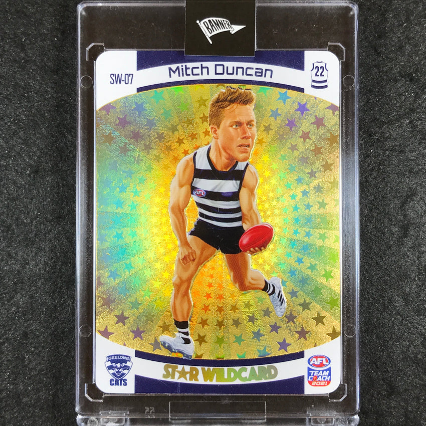 2021 Teamcoach AFL MITCH DUNCAN Star Wildcard Gold SW-07