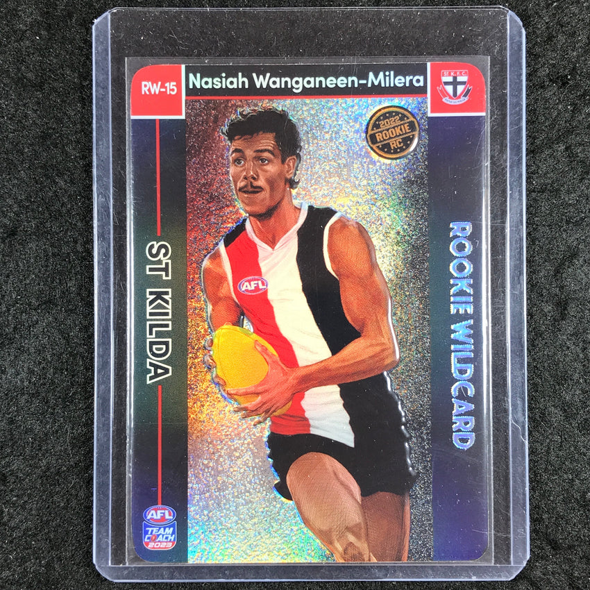 2023 Teamcoach AFL NASIAH WANGANEEN-MILERA Rookie Wildcard Team RW-15