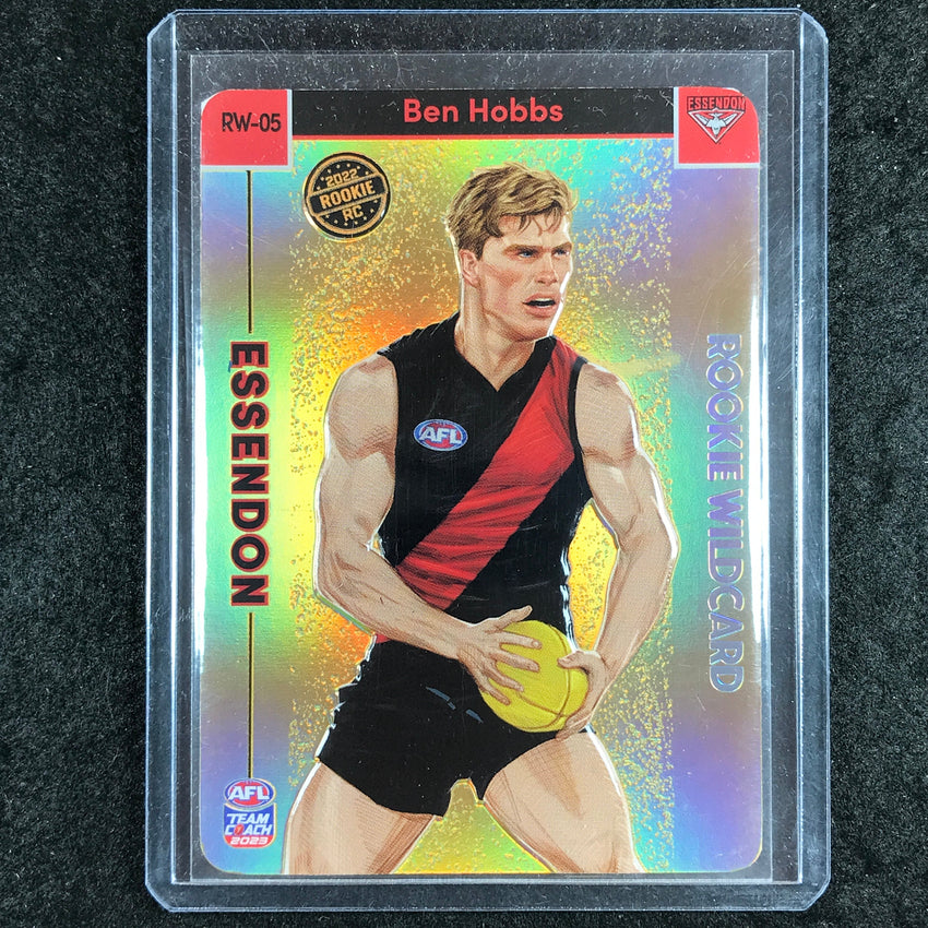 2023 Teamcoach AFL BEN HOBBS Rookie Wildcard Gold RW-05