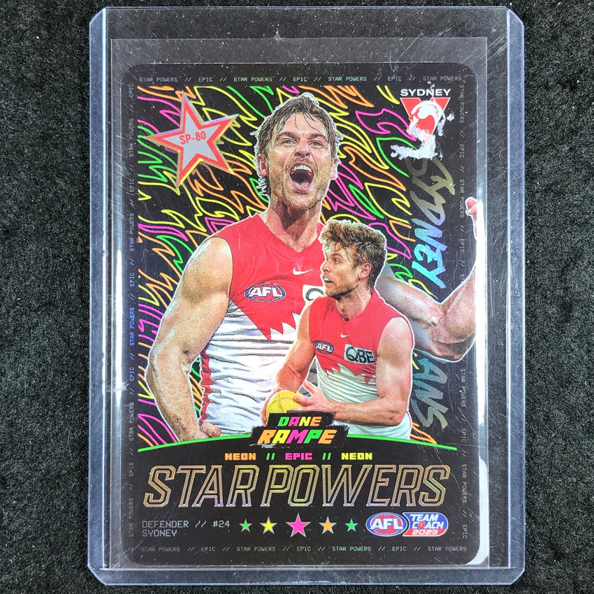 2023 Teamcoach AFL DANE RAMPE Star Powers Epic Neon SP-80 (B)