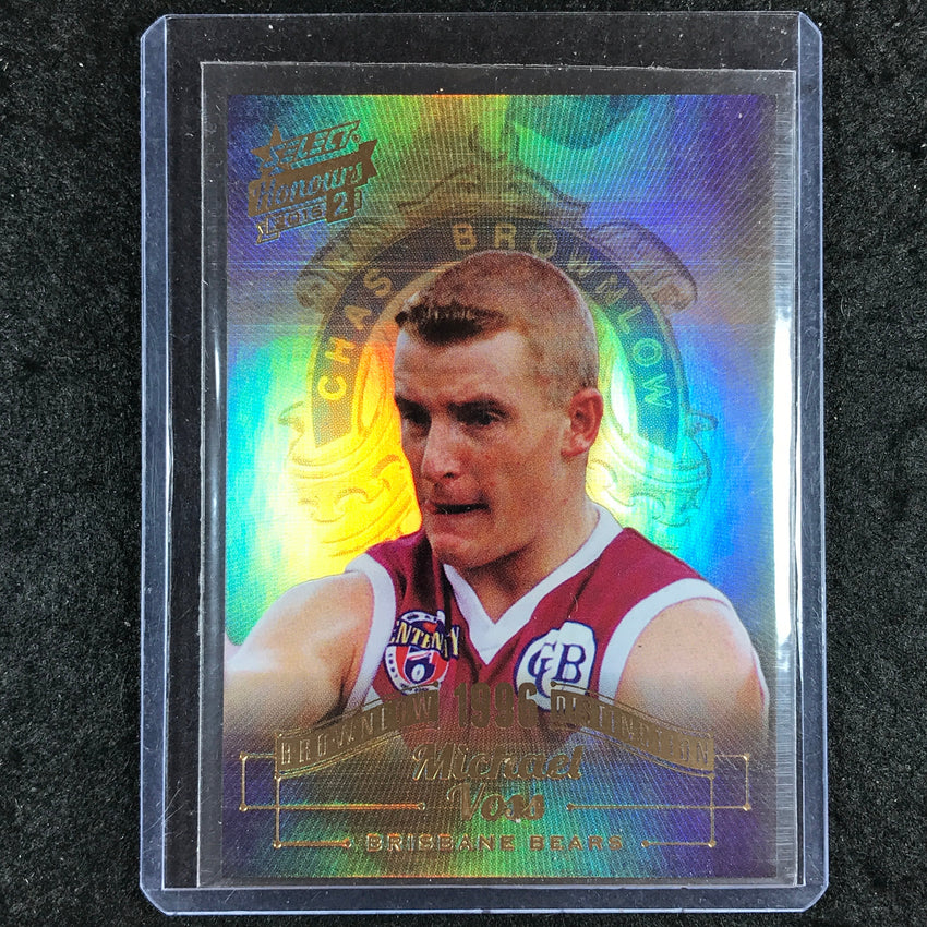 2015 Select AFL Honours 2 MICHAEL VOSS Brownlow Distinction BD80 171/200