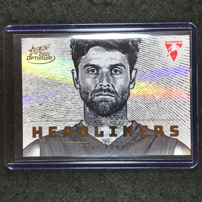 2021 Select AFL Optimum DANE RAMPE Headliners 78/95
