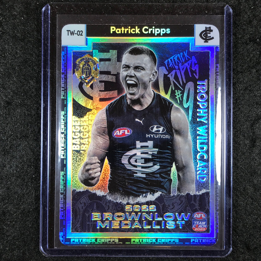 2023 Teamcoach AFL PATRICK CRIPPS Trophy Wildcard TW-02