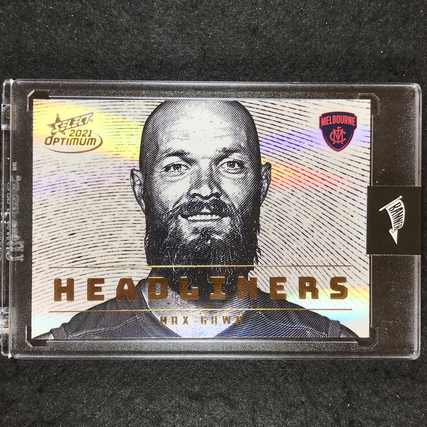 2021 Select AFL Optimum MAX GAWN Headliners 01/95