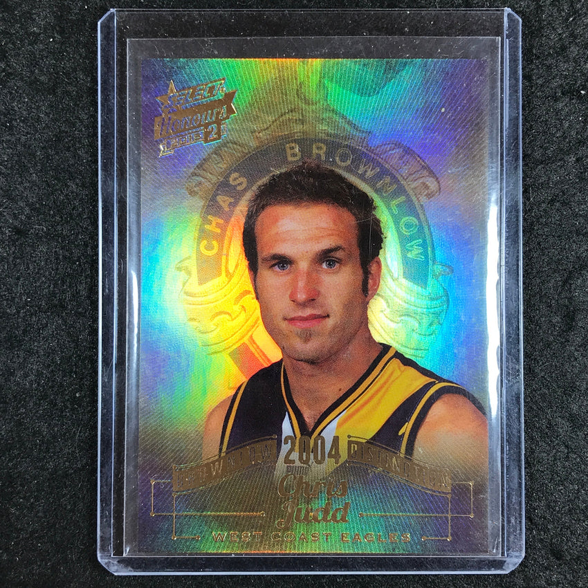 2015 Select AFL Honours 2 CHRIS JUDD Brownlow Distinction BD90 164/200