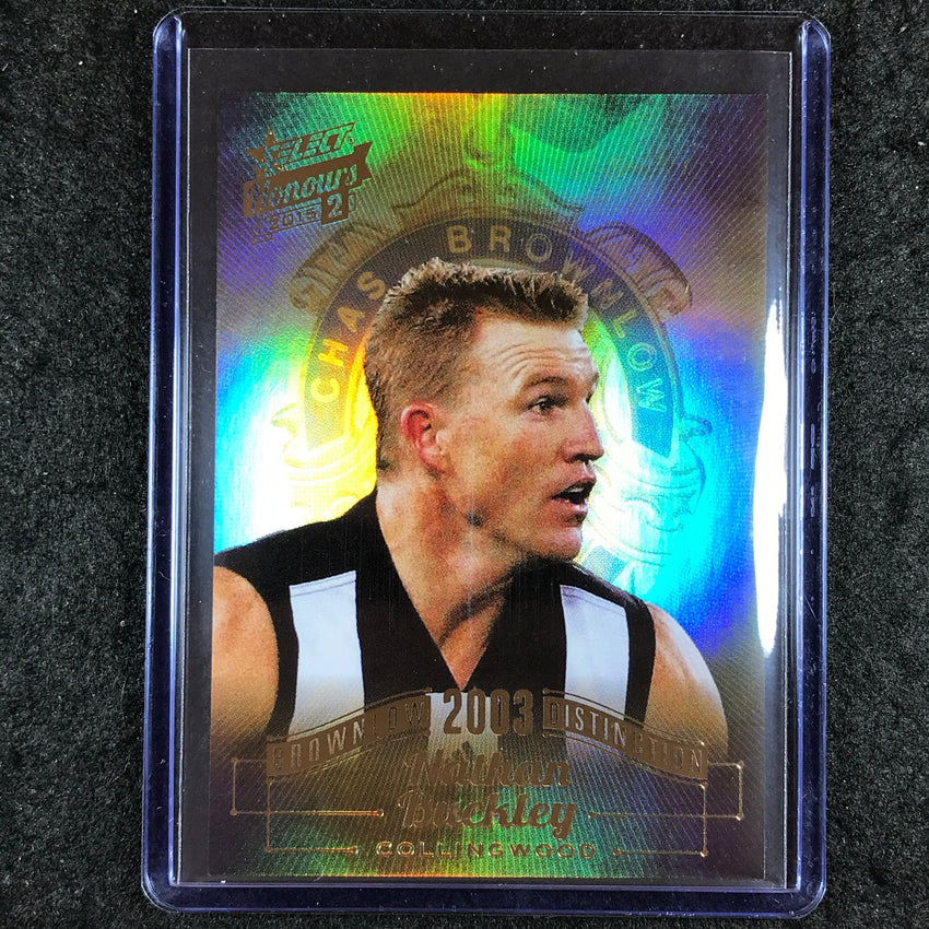 2015 Select AFL Honours 2 NATHAN BUCKLEY Brownlow Distinction BD87 113/200