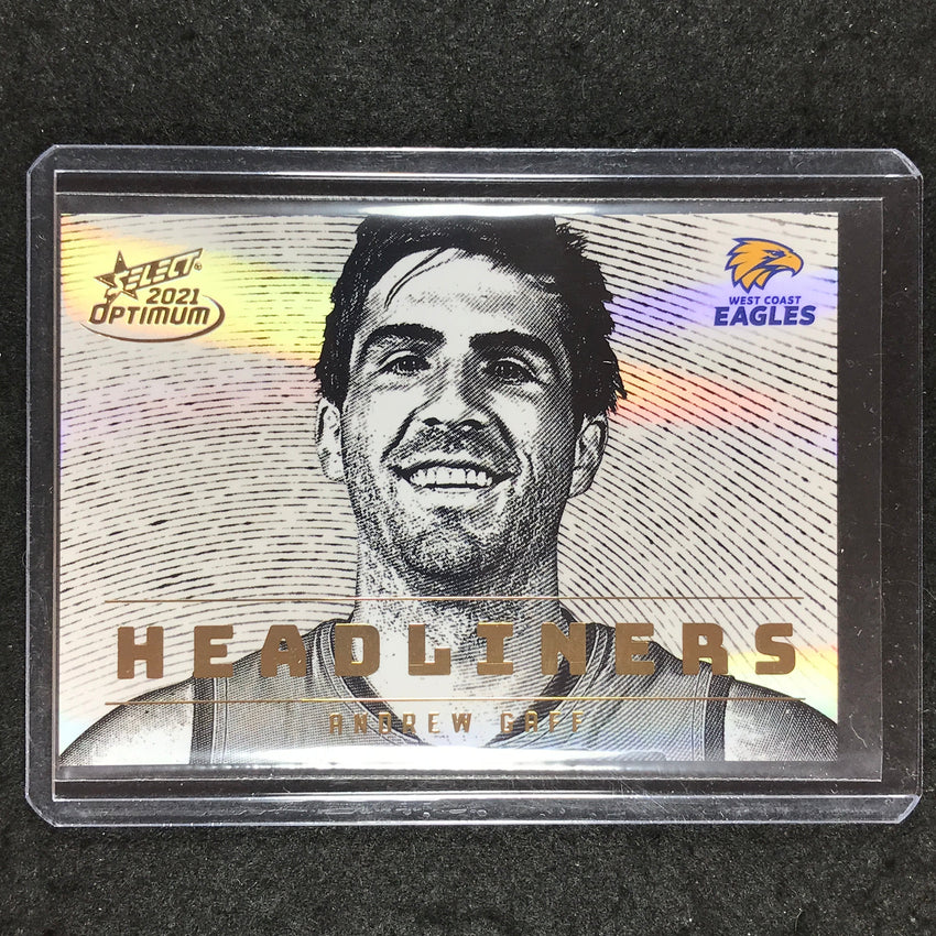 2021 Select AFL Optimum ANDREW GAFF Headliners 54/95
