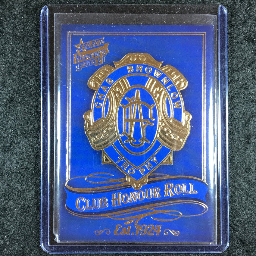 2015 Select AFL Honours 2 HEADER CARD Brownlow Club Honour Roll 36/75