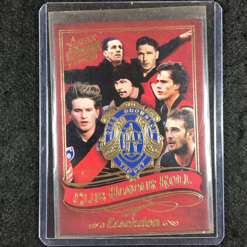 2015 Select AFL Honours 2 ESSENDON Brownlow Club Honour Roll 22/75