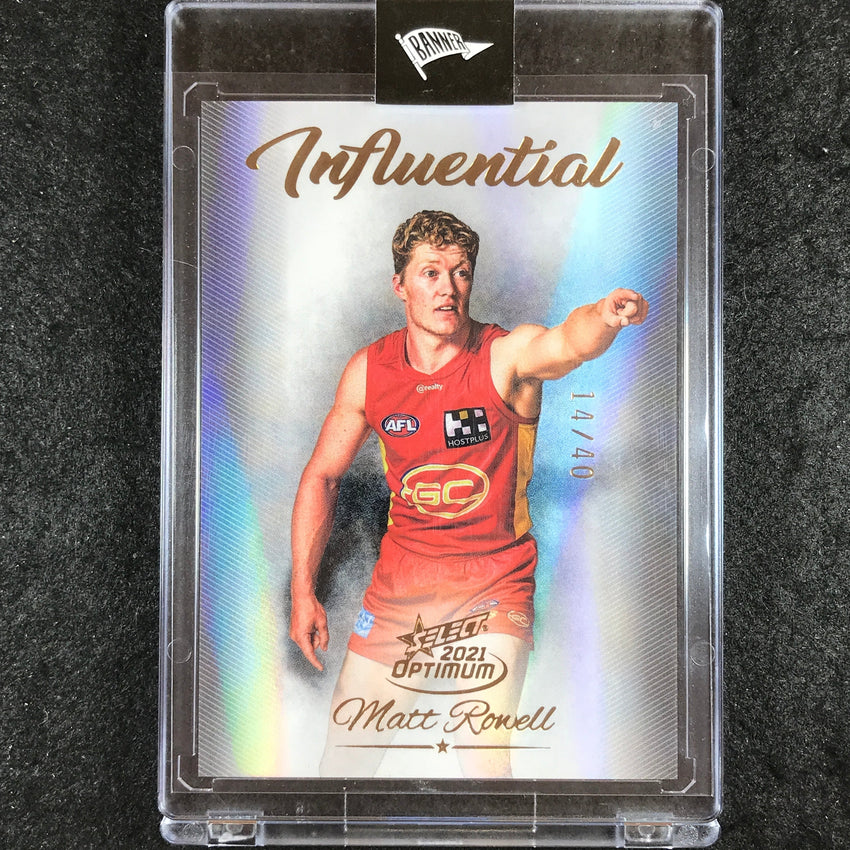 2021 Select AFL Optimum MATT ROWELL Influential 14/40