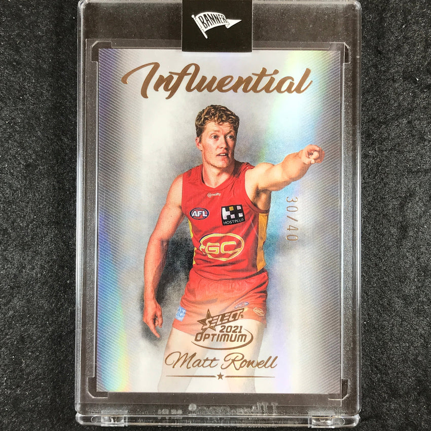 2021 Select AFL Optimum MATT ROWELL Influential 30/40