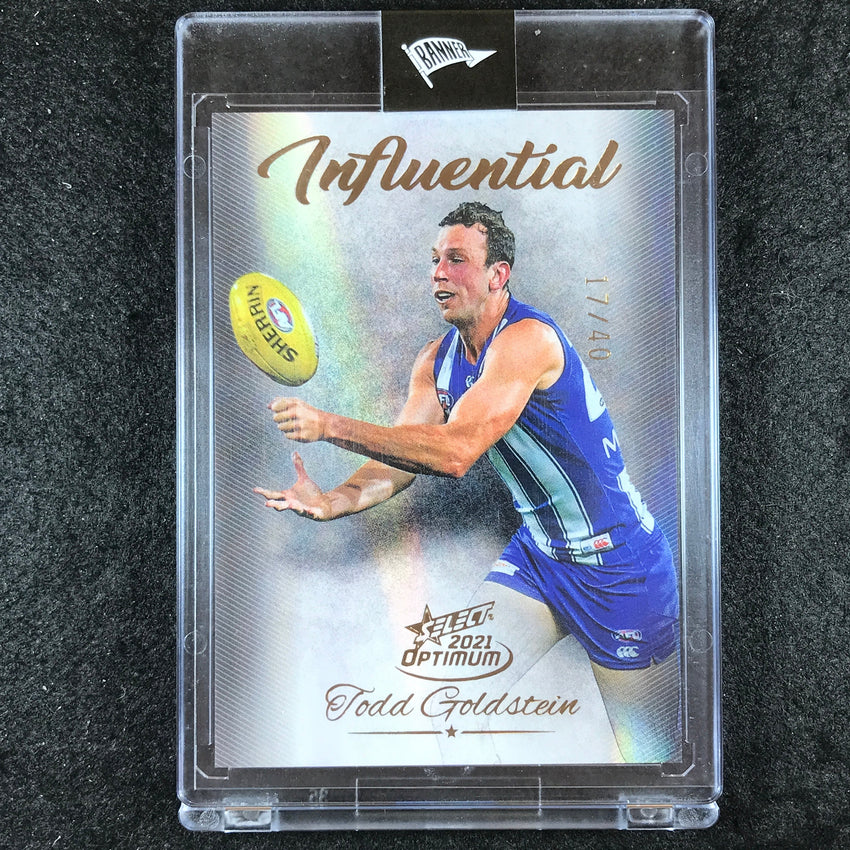 2021 Select AFL Optimum TODD GOLDSTEIN Influential 17/40