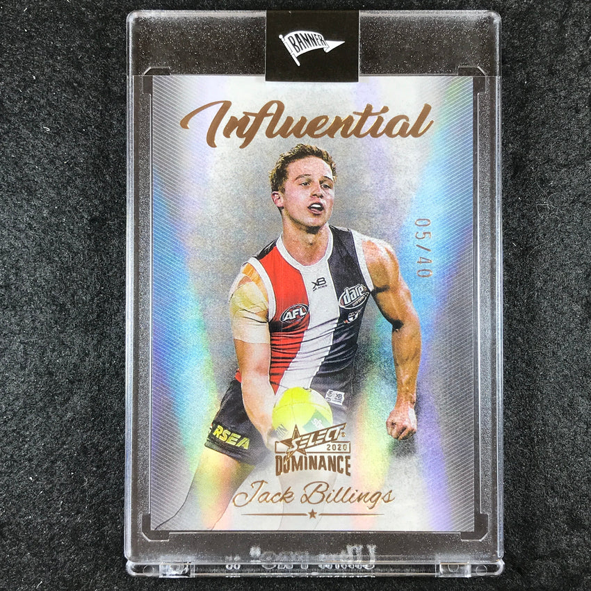 2020 Select AFL Dominance JACK BILLINGS Influential 05/40