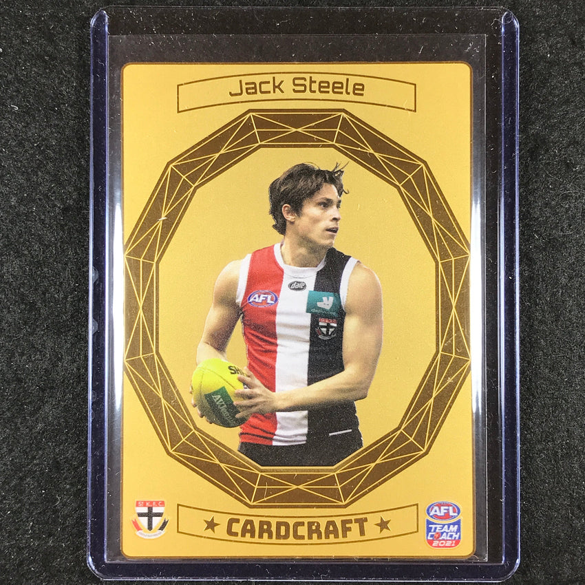 2021 Teamcoach AFL JACK STEELE 24k Gold Plated Prize Cardcraft CC-15