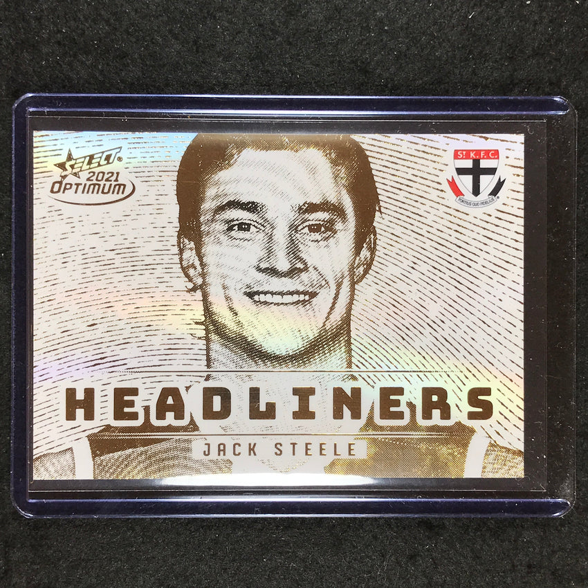 2021 Select AFL Optimum JACK STEELE Headliners Gold 15/25