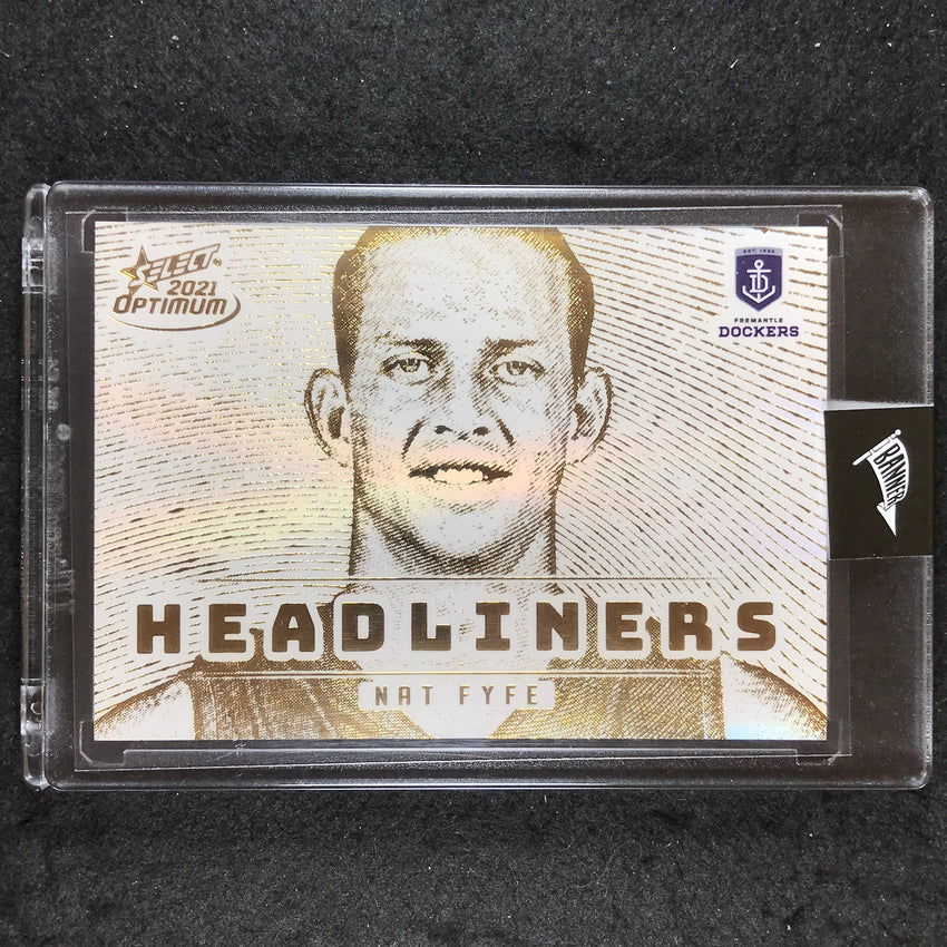 2021 Select AFL Optimum NAT FYFE Headliners Gold 17/25