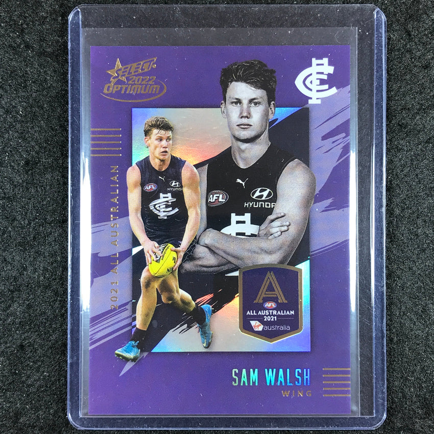 2022 Select AFL Optimum SAM WALSH 2021 All Australian 26/195